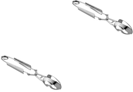 IMIKEYA 2pièces Pince Acier Anti-brûlure pour Escargots Et Fruits De Mer Ustensile De Cuisine Ergonomique pour Crabe Et Huître