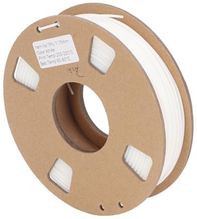 3D-Drucker-Filamentbündel, 250 G, 1,75 Mm +/- 0,03 Mm, Flexibles TPU-3D-Druckfilament, Shore-Härte 95A TPU-Filament für Projekte, Schuhsohlen, Uhrenarmbänder und Mehr