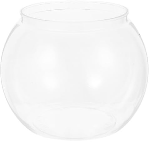 BESPORTBLE Bol À Poissons: Aquarium en Plastique Transparent Terrarium À Bulles en Plastique Bol À Poissons pour Aquarium De Betta Décor De Mariage 14. 00X14. 00X11. 50 Cm