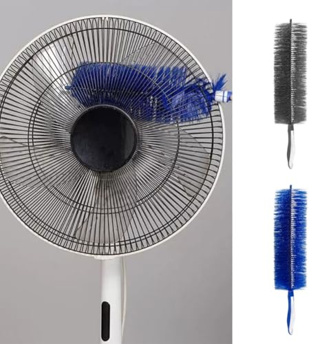Generic Multifunctional Cleaning Dust Brush, Fan Cleaner, Radiator Cleaner, Microfiber Head, Bendable, Reusable Duster for Fans, Home and Car Vents (Grey)