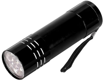 WedDecor UV-Taschenlampe, LED-Taschenlampe, batteriebetrieben, UV-Schwarzlicht für Haustier-Urinflecken-Detektor, Geld, fluoreszierend, Hotel- und Badezimmerfleckenerkennung, tolles Geschenk für