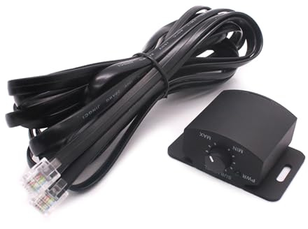 Pioneer Fernbedienung für Auto Verstärker & Subwoofer Lautstärkeregler ABS Material 1 K 4M Kabel Kompatibel mit 1008APR K-69APR S185 Freistehende Montage