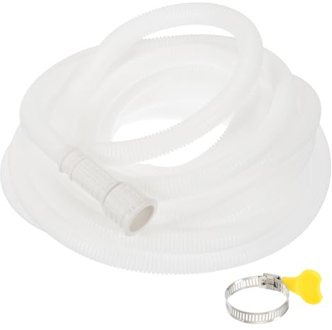 PATIKIL 7 Meters Air Conditioner Drain Kit, Universal AC Drain Hose Connector Hose with Clamp Cuttable Rubber Adapter for Mini-Split Window AC Unit Dehumidifier Faucet