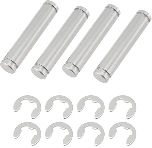 Create idea Lot de 4 Goupilles de Serrage en Acier Inoxydable pour Machine à Expresso 6 X 3 Mm Compatible avec La Pavoni Europiccola
