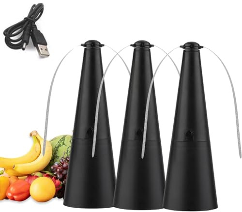 3Piezas Ventilador Para Moscas De Mesa, Abanicos Para Moscas Para Mesa, Ventilador Antimoscas Recargable Usb Portátiles, Ventiladors Repelente De Mosca Para Interiore Exteriore Picnic, Barbacoa, Viaje