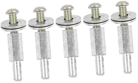 Toddmomy 5 Pcs Mandrel Drill Arbor Adapters for Buffing and Grinding Wheels Extension Rods Polishing Wheel Shanks Compatible with Drill and Bench Grinder