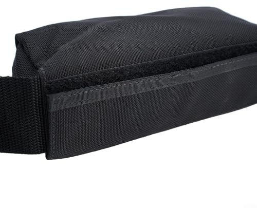 Drivstraw Bolsillo de peso de buceo para tanques dobles, bolsa ajustable estilo V compatible con configuraciones de doble cilindro, equipo de buceo de nailon 1680D para esnórquel y (bolsa exterior)