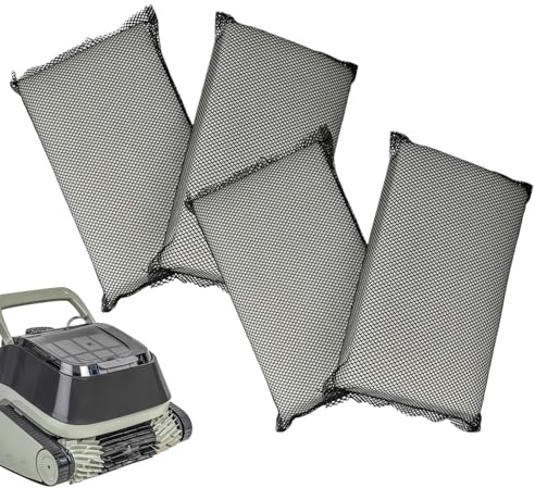 4er Set Feinfilter Für Poolroboter Power 4.0 – Filterpad Als Ersatzteil Für Poolsauger, Staubentfernung. 25x16x4 Cm, Für Poolreiniger, Geeignet Zur Haushaltswartung, Entfernt Schmutz & Staub Effektiv.