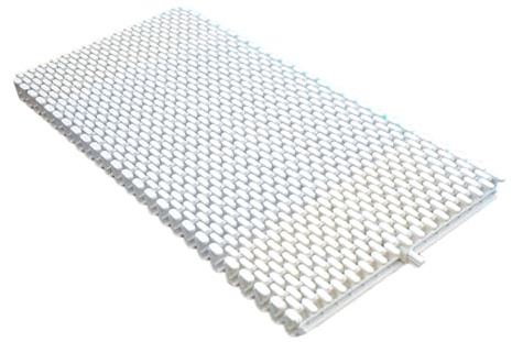 Rejilla de Drenaje para Piscinas de plástico ABS Duradero - Paquete de 4 (20x100 cm) para entradas de vehículos, Patios y terrazas de Piscinas - Rejilla de desbordamiento eficiente para una