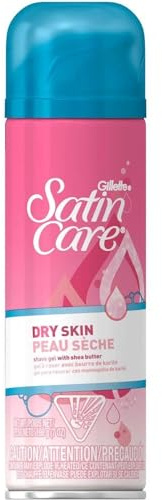 Gillette Satin Care Dry Skin Shave Gel, 7 Oz (Pack of 4)