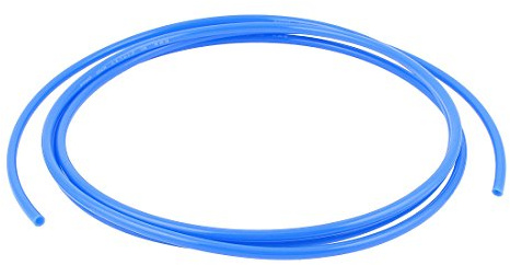 sourcing map Tuyau Air Comprimé 6mm x 4mm compresseur air pneumatique tuyau tube flexible PU tube bleu 2,5 m