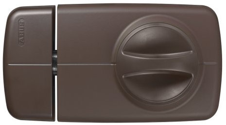 ABUS Tür-Zusatzschloss 7010, mit Drehknauf, braun, 53268