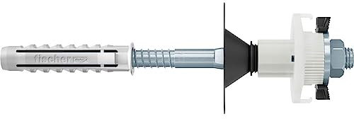 Fischer WST 120 Klik Fissaggio Lavabi Lavandini e Sanitari a Parete, Installabile anche da una Singola Persona, 54179