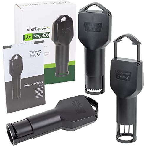 VOSS.garden Piège à Campagnol VoleEX, Lot de 3, Pièges à Impact Efficace Contre Les campagnols, réutilisable