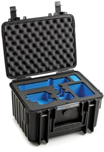 B&W Transportkoffer Outdoor für GoPro 9 / 10 / 11 / 12 - Type 2000 Schwarz - wasserdicht nach IP67 Zertifizierung, staubdicht, bruchsicher und unverwüstlich