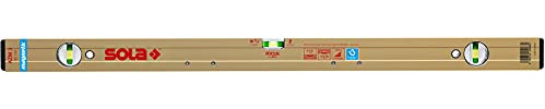 SOLA AZM3 100 - Wasserwaage magnetisch 100 cm - starker Halt durch Neodym Magnete - Wasserwaage mit Magnet 100 cm - patentierte SOLA-Focus Libelle
