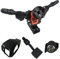 Obokidly DIY Racing Simulator Lenkrad Blinker Wischhebel Schalter für Logitech G27 G29 G920 G923 für PC-Modifikationsgetriebe-Set (Upgrade-Typ für G29/G920/G923 mit Abdeckung (für PC))
