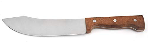 Cuchillo de corte de carne Cuchillo de hueso de carnicería de acero inoxidable Mango de madera Cuchillo de cocina (Color : Meat Chopping Knife)