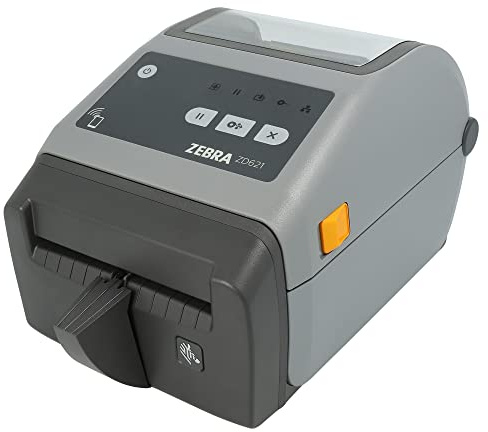 ZEBRA ZD621d Drucker mit Cutter - 300 DPI - Thermodirekt - 108 mm max. Druckbreite, Bluetooth, LAN, USB, USB-Host, seriell (RS-232) Schnittstellen (ZD6A043-D4EF00EZ)