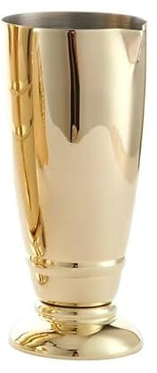 Coctelera de barra, coctelera de barra de acero inoxidable con boca jiger elegante barman onza de vidrio mini copa de vino personalizada trompeta de celebridades en línea (Color : 3)