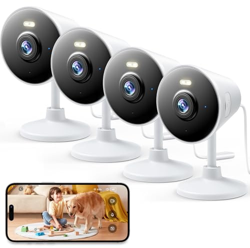 Security Camera Indoor Outdoor, 5G & 2.4G WiFi Cameras for Home, Baby/Elder/Nanny/Dog/Pet Camera with Phone App, Spotlight, Color Night Vision, 2-Way Audio, 24/7, SD/Cloud Storage, Works with Alexa