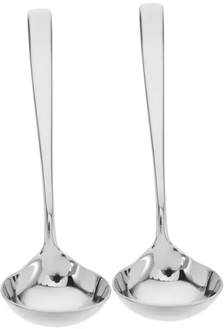 Gatuida 2piezas Cucharón Para Salsa Inoxidable Multiusos Mango Extendido Para Servir y