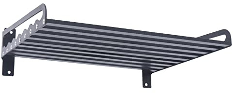Microwave Shelf Wall Mounted 50*39.5Cm Oven Shelf Kitchen Storage Holder Stand Bracket Organiser Load-Capacity 50Kg Hollow-Out Hanging Storage Shelves Grill Oven Household Kitchen Organize