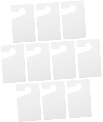 OUNONA 10 pezzi Targhette Appendiporta per Permessi Parcheggio Resistente e Visibile Facile da Installare Compatibile con Accessori Barca Bass Boat Sporgente per Parcheggi e Manutenzione