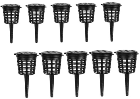 Milisten 10 pièces Boîtes à Engrais Plastique pour Bonsaï Panier de Fertilisation Grandes Petites Outil Pratique pour Jardinage et Balcon