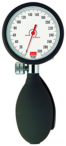 boso dbclin01 _ N clinicus I, Klettverschluss Manschette Erwachsene, 60 mm Durchmesser, schwarz Zifferblatt
