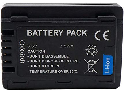 Digital Replacement Camera and Camcorder Battery for Panasonic HC-V110,HC-V710