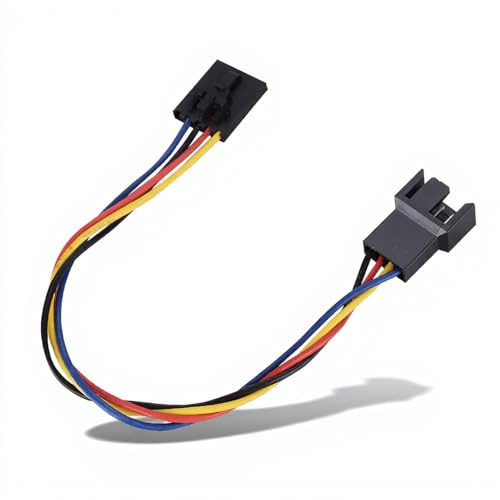 ASHATA 5PCS 5 Pin auf 4 Pin Adapter,5Pin zu 4Pin Temperaturregelungslüfter Konvertierungskabel Adapter,4-Pin Lüfter Schnittstellenstecker Konverter Kabel 5 Stücke Set für