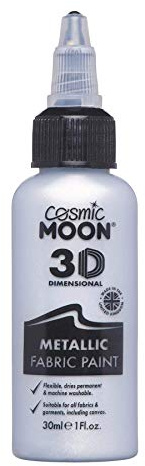 Cosmic Moon - Pintura metálica para Tejidos - 30ml - Plata