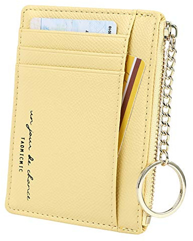 Cynure Damen 8 Karten Slim Minimalist Card Holder Coin Changes Purse Front Pocket Wallet B07VXC7YQ8