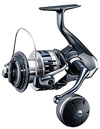 Shimano 20 Stradic SW 6000HG Spinnrolle, Shore Jigging, Plugging, Jigging, Blau