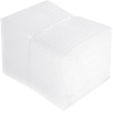 High-PQ Bubble Pouches Wrap, Clear Not Self-Seal Bubble Out Bags with Double Walled Cushioning, Ideal for Packing, Shipping, Storage, Moving (50PCS-6x8Inches)