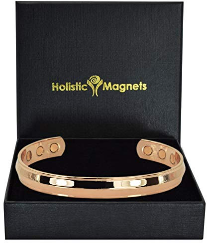 Holistic Magnets® Kupferarmband Damen Magnetarmband Geschenkidee für Frauen Arthritis Handgelenk Gelenkheilung Reinem Kupfer Armband (SP)-Savanna (M: Handgelenk 16,5-19,5cm)