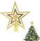 Árbol Navidad Topper, Estrella De Árbol De Navidad, Christmas Tree Topper, Estrella para Copa del Árbol de Navidad, Estrella Punta Arbol Navidad, Topper de Árbol de Estrella, para Árbol de Navidad