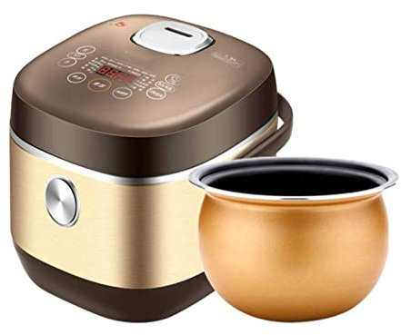Rice Cooker,Rice Cooker with Induction Heating (IH) And Ceramic Bowl, 7Stage Cooking Program, 10 Multicooker Functions, LED Display (4-5 Litre) 220-240V,4L