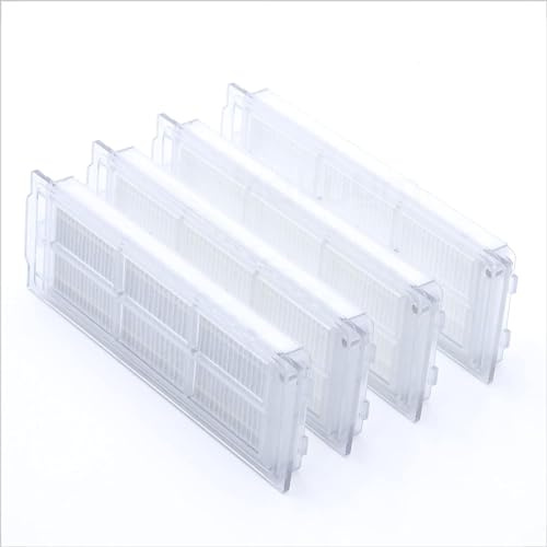Pack 4 Filtros HEPA, para Cecotec Conga 11090 Spin Revolution Home&Wash. Filtro para depósito de polvo y depósito mixto de agua.