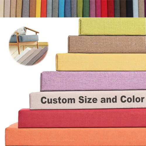 Benutzerdefinierte Sitzkissen Bank Bankkissen, Sitzkissen Bank, rutschfeste Bankkissen, Waschbar Abnehmbarem Gartenbank Auflage Für Innen, Außenbereich, Möbel, Fenster (Dicke 8CM)