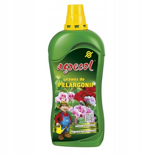 Agrecol Mineraldünger für Geranien 1,2 l, natürliches Pflanzenschutzmittel, flüssiger Pflanzenschutz und -pflege