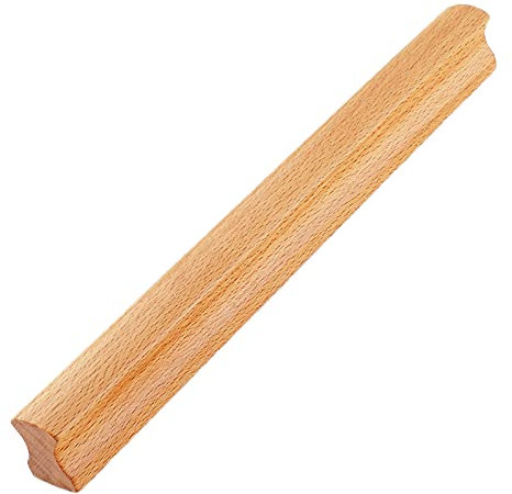 EUTYRG Kleiderschrankgriff, Holzschrankgriffe, Schubladengriffe aus massivem Holz, Hängegriffe, Schrankknöpfe, Möbelbeschläge, Schrank (L 600 mm)