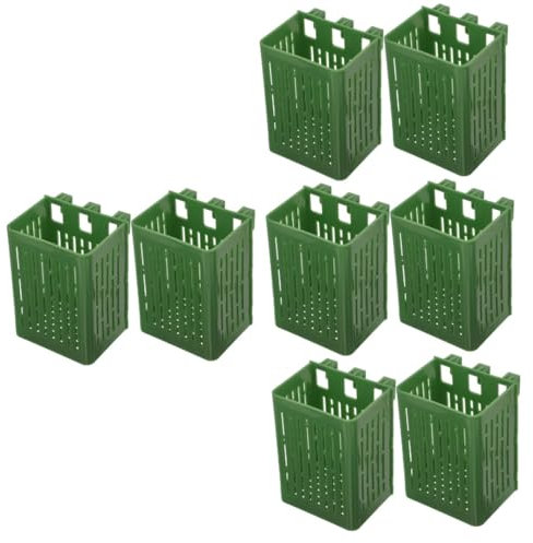 BESPORTBLE 8pièces Panier De Culture Suspendu pour Aquarium Panier Hydroponique pour Plantes Aquatiques Accessoire Décoratif De Jardin Hydroponique pour Aquariums
