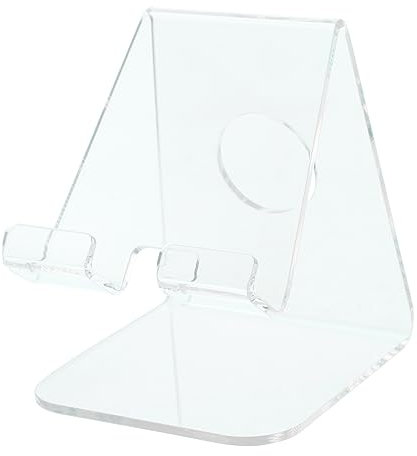 Gadpiparty 2stücke Desktop Handyhalterung Aus Acryl Verstellbarer Transparenter Smartphone Ständer Für Tischdisplay Für Präsentationen Und Ausstellungen