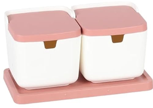 Set Zuccheriera Utensili da Cucina Set Di Contenitori Per Zucchero Con Bottiglia Di Spezie Zuccheriera Da Cucina Con Cucchiaio Set Di Bottiglie Di Spezie Per Sale Con Contenitore Per Sale Forniture pe