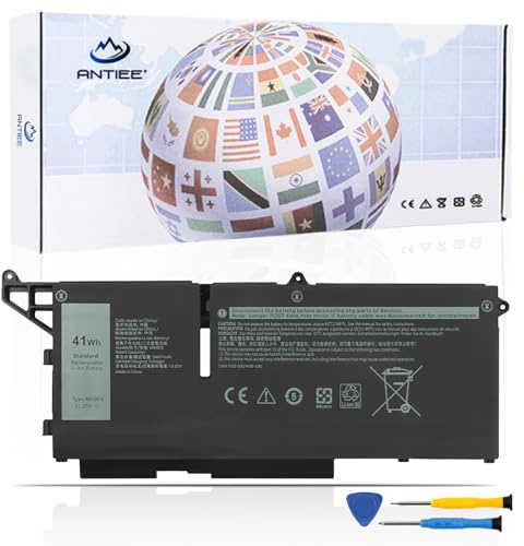 ANTIEE M69D0 293F1 Laptop Batterie Compatible with Dell Latitude 15 5530 7530 14 5430 7430 13 5330 7330 2n1 2-in-1 Precision 3570 Mobile Workstation Series P104F005 P110F002 P133G002 P136G002