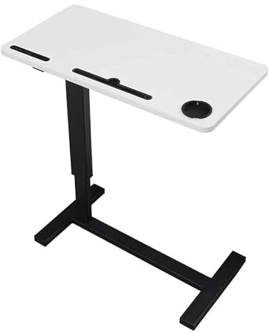 Beweglicher Snack-Beistelltisch, höhenverstellbar, 70 - 90 cm, Couchtisch mit Rollen, Stehpult, Nachttisch, praktisches Geschenk