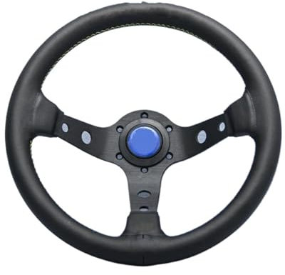 Auto Lenkrad 13 Zoll 330 Mm Für Sportlenkrad Autotuning Driftspiel Lenkrad Autoteile(BLAU)