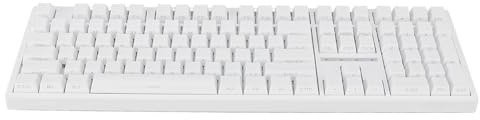 Vikye Mechanische Gaming-Tastatur, 3 Modi, 108 Tasten, Hot-Swap-Tastatur mit RGB-Hintergrundbeleuchtung für Laptop-PC, Linearer Roter Schalter